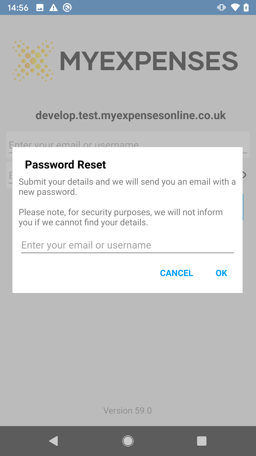 A screenshot of a password reset

Description automatically generated with medium confidence